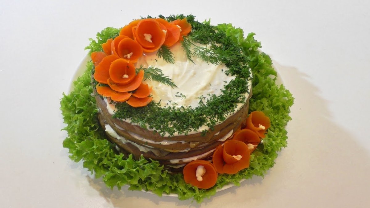 Юлия Высоцкая печеночный торт