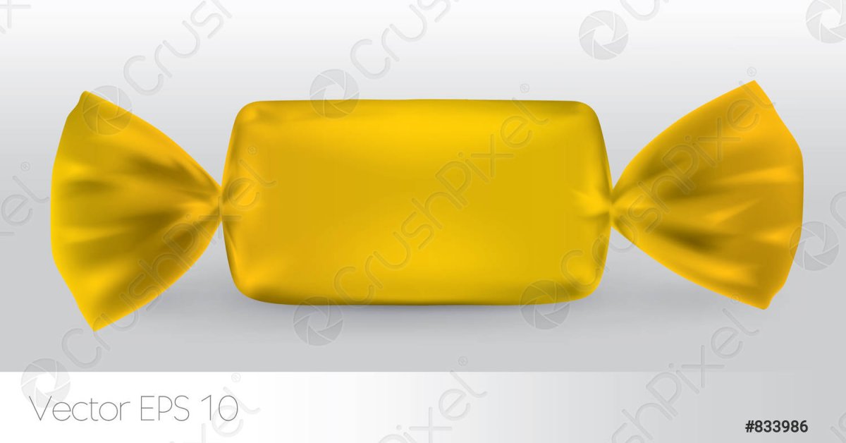 Желтые конфеты