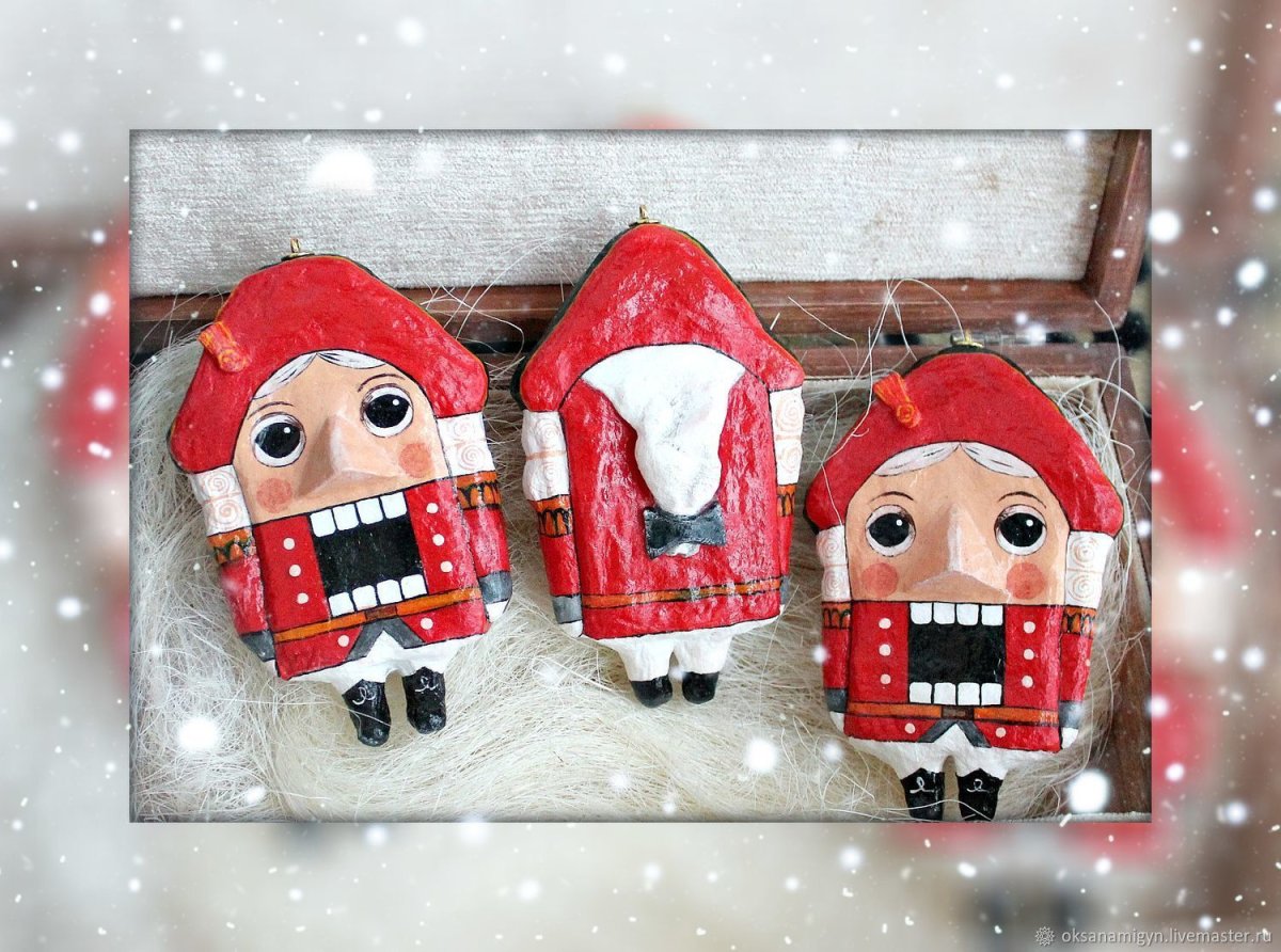 Новогодние игрушки Щелкунчик и мышиный Король