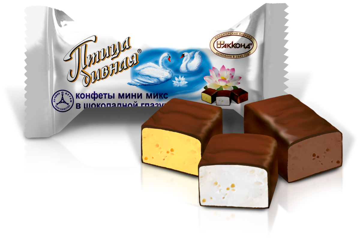 Птичье молоко конфеты Акконд