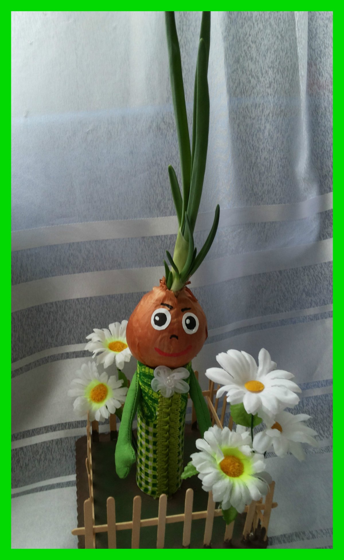 Чеснок из фетра