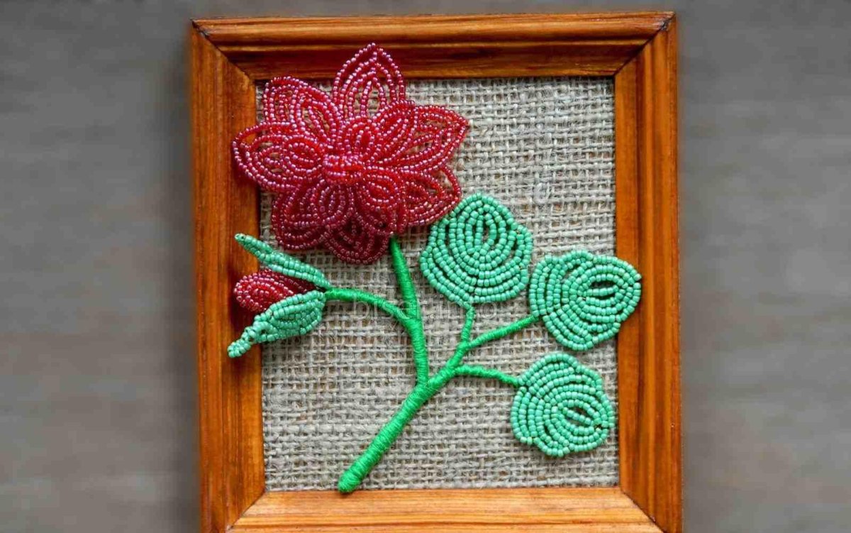 Сердечное дерево из бисера