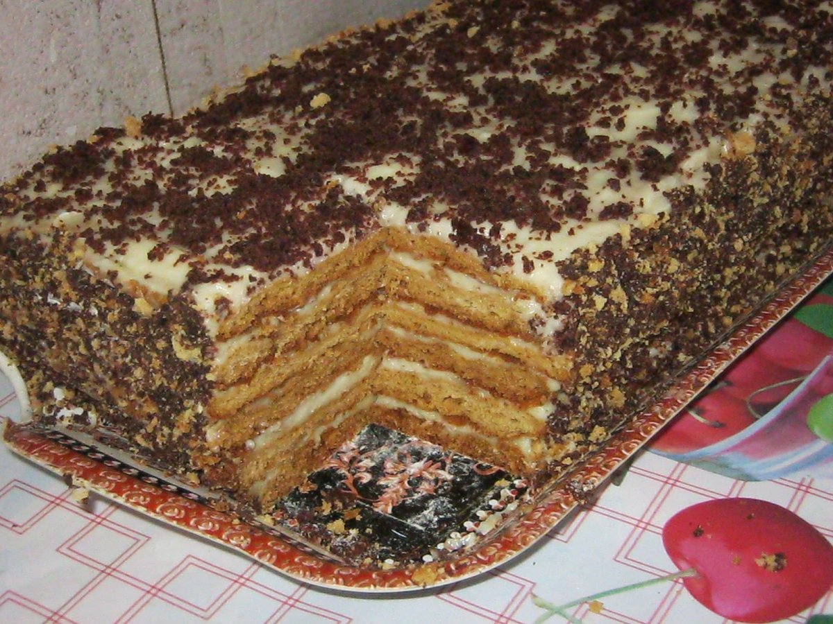 Простенький домашний тортик