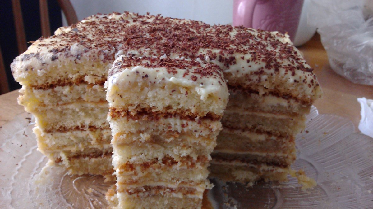 Вкусные тортики в домашних