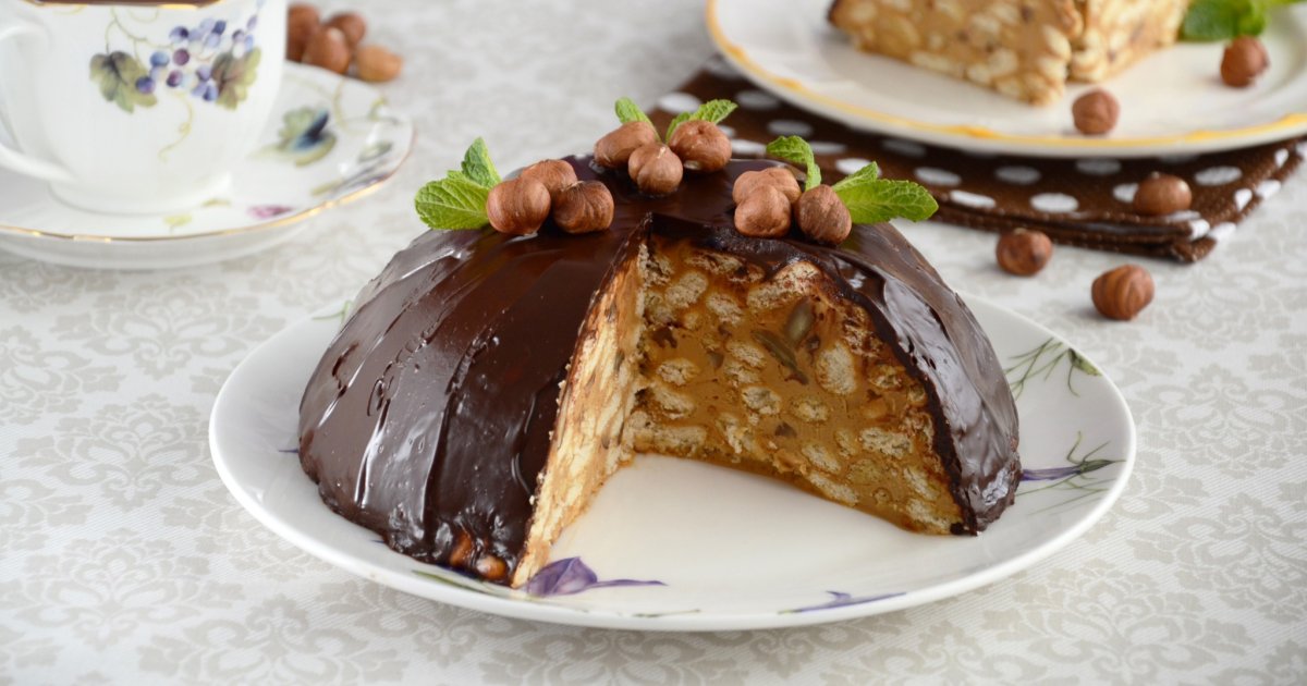 Торт из пряничных коржей