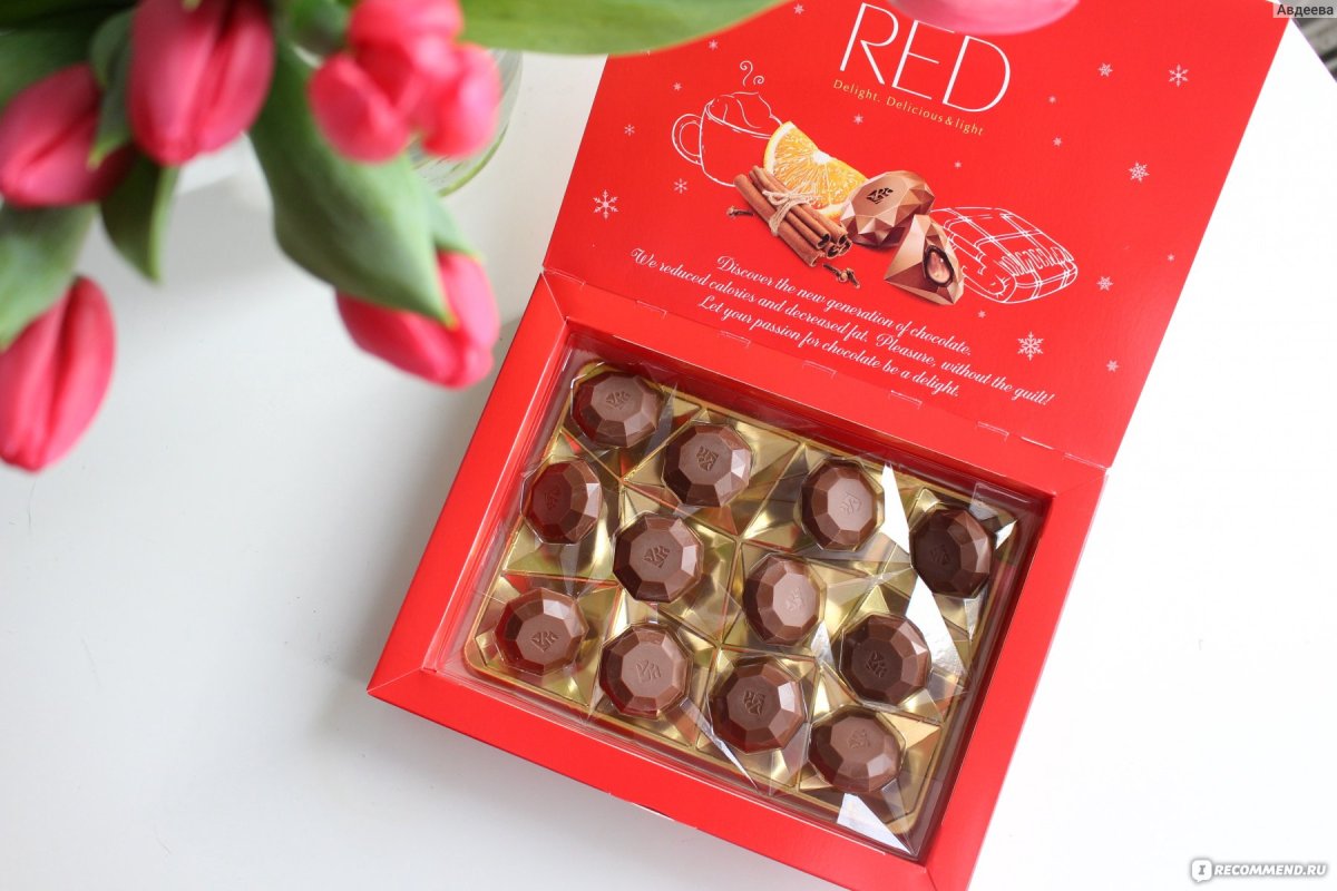Шоколад Chocolate confectionery Red Delight