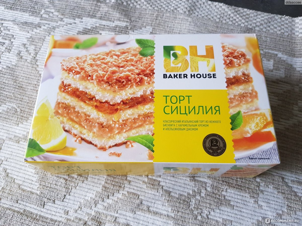 Торт Сицилия 350г Бейкер Хаус