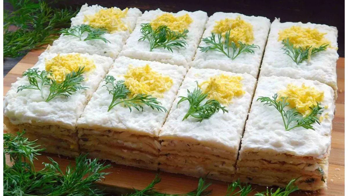 Торт из свежих овощей