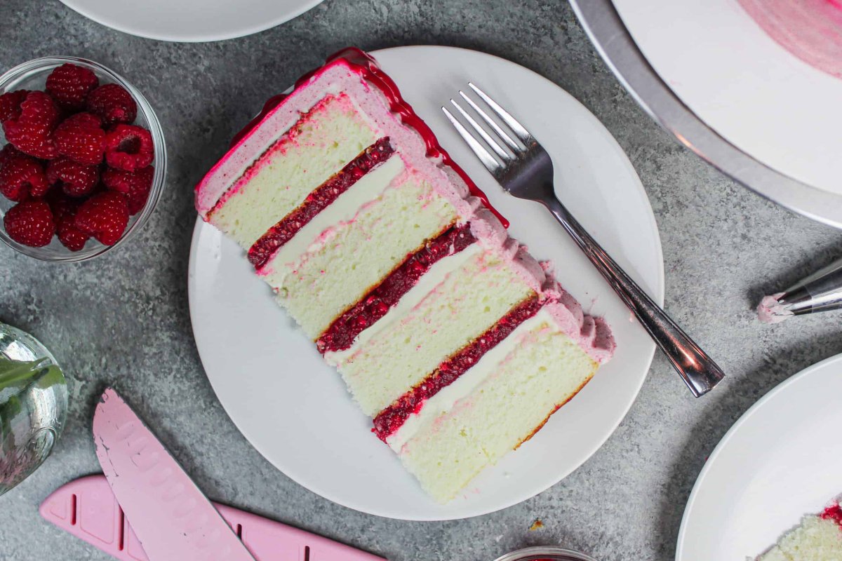 Raspberry Loaf Cake