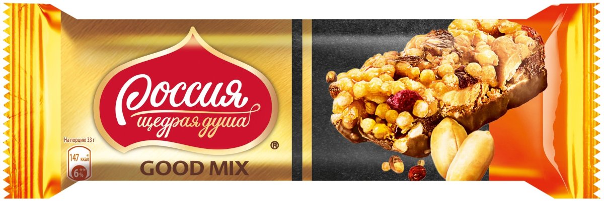 Батончик Россия щедрая душа good Mix