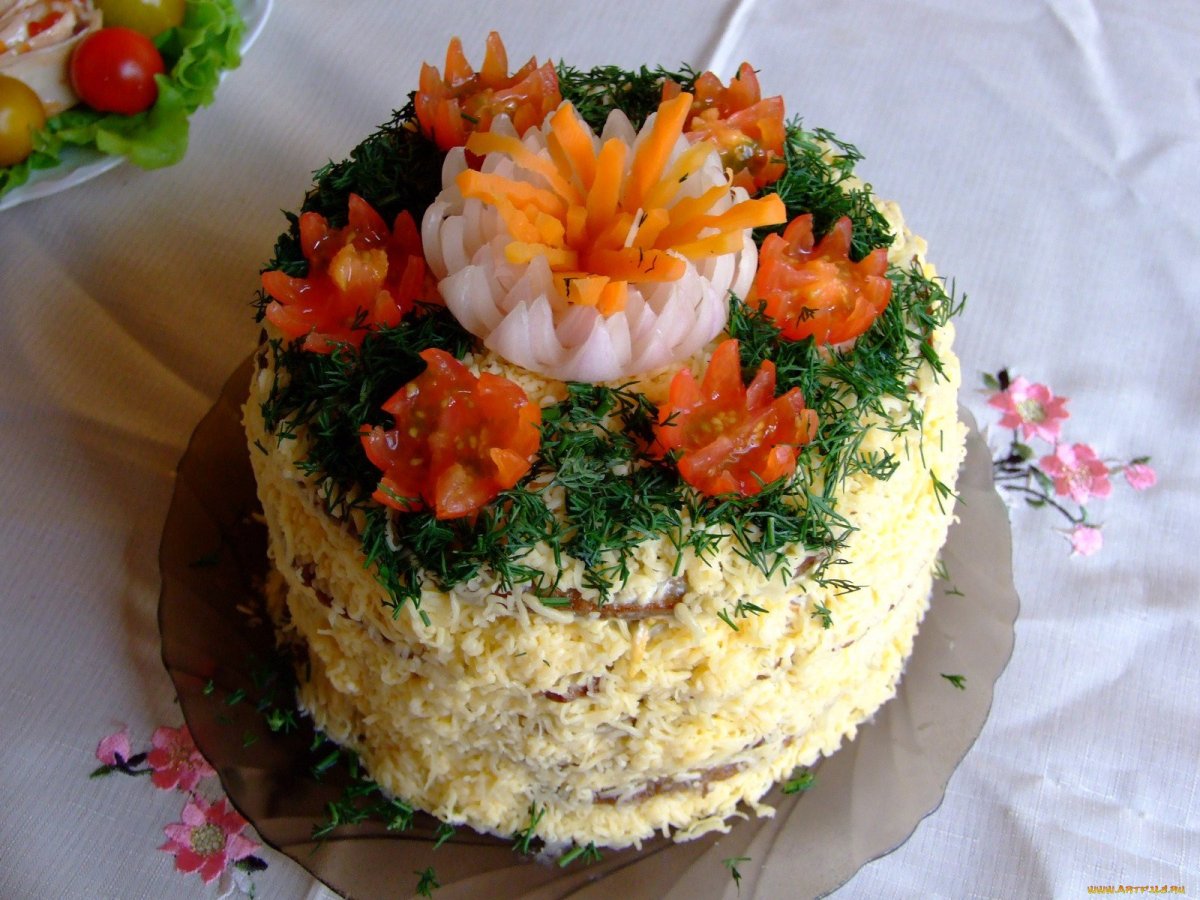 Юлия Высоцкая печеночный торт