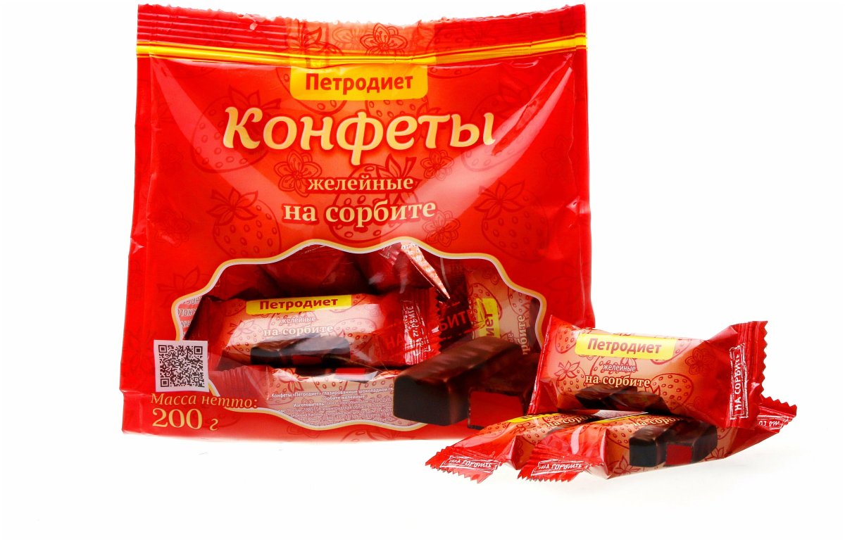 Конфеты батончики на фруктозе Воронежская КФ 200г