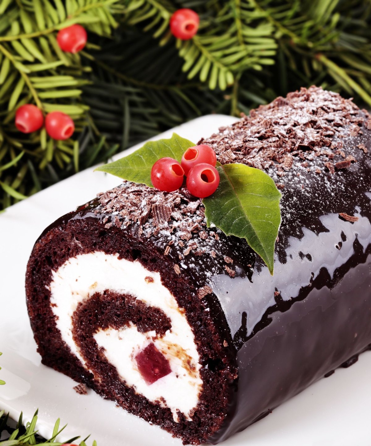 Yule log Рождественское полено