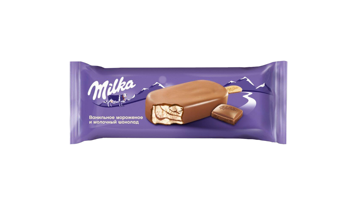Мороженое эскимо Milka, 62 г