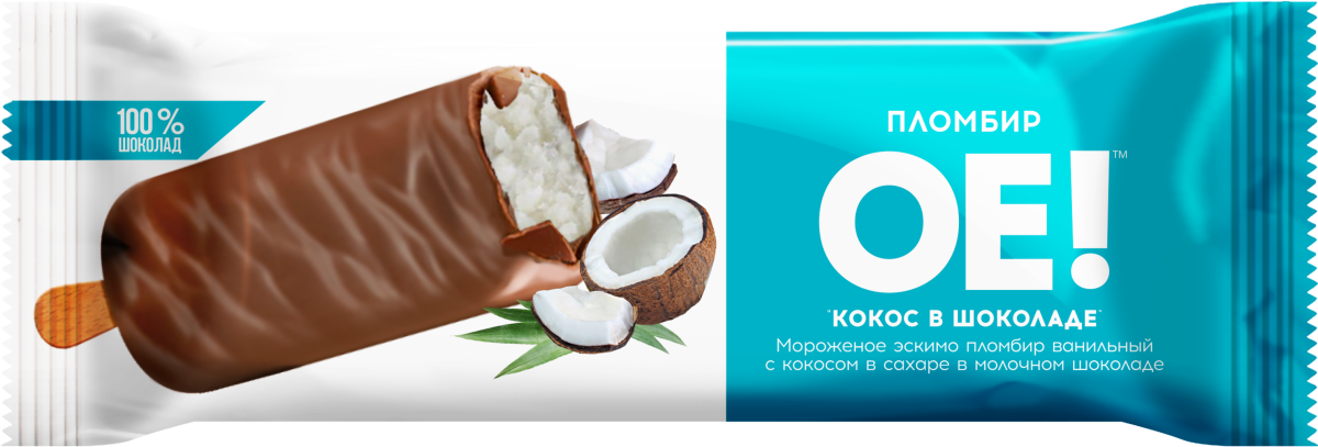 Ое мороженое кокосовый Пай
