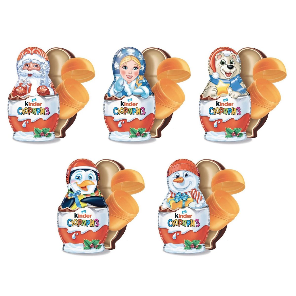 Шоколадная фигурка kinder сюрприз с игрушкой, 36гр (в ассорт.)