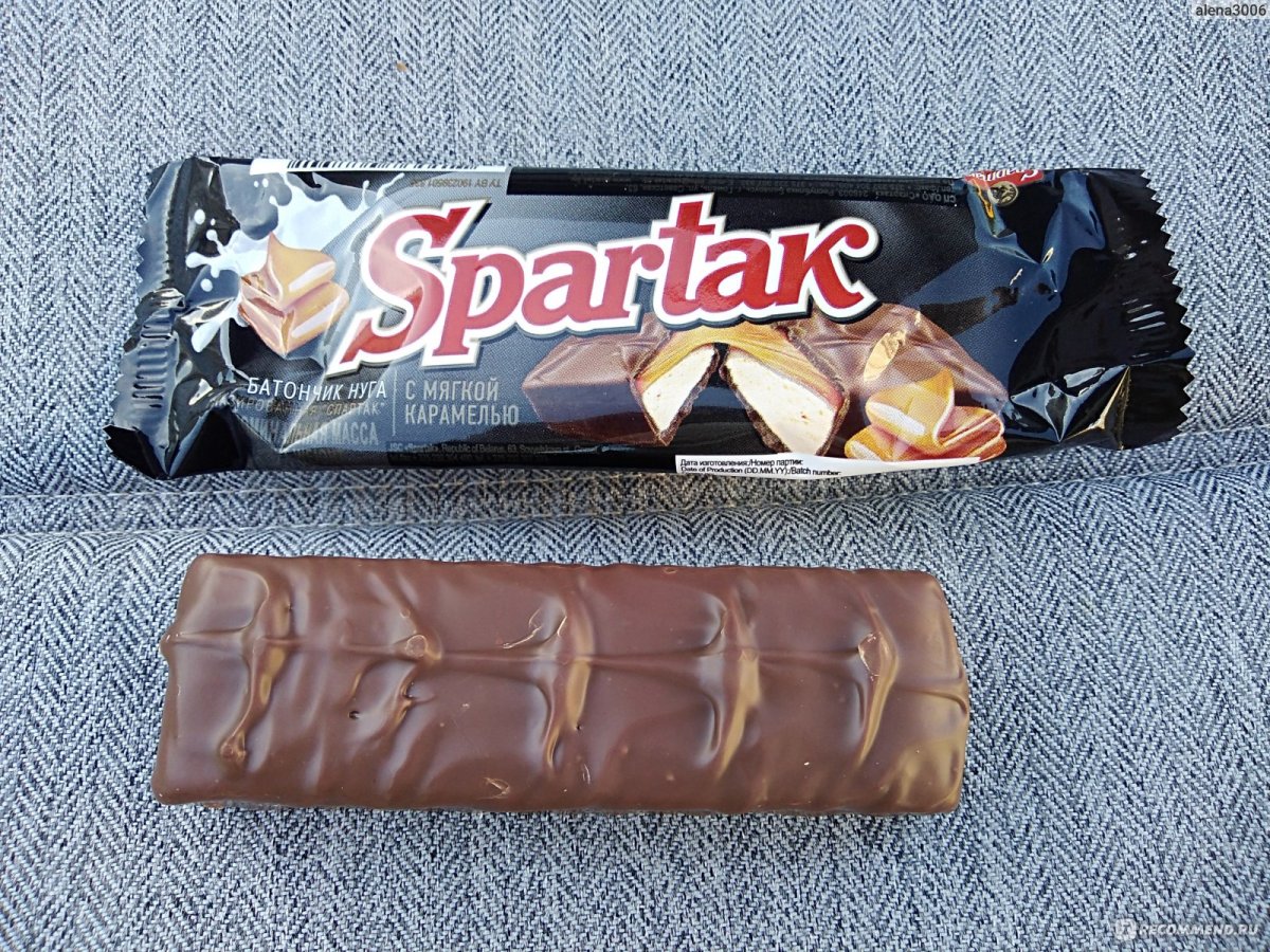 Шоколадный батончик Спартак