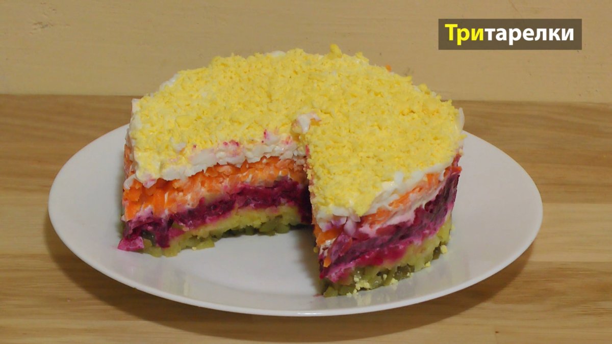 Овощной торт