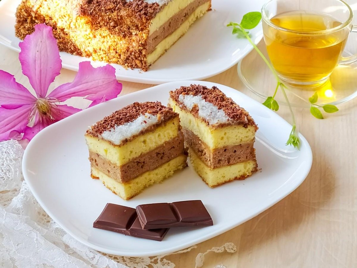 Торт со сгущенным молоком