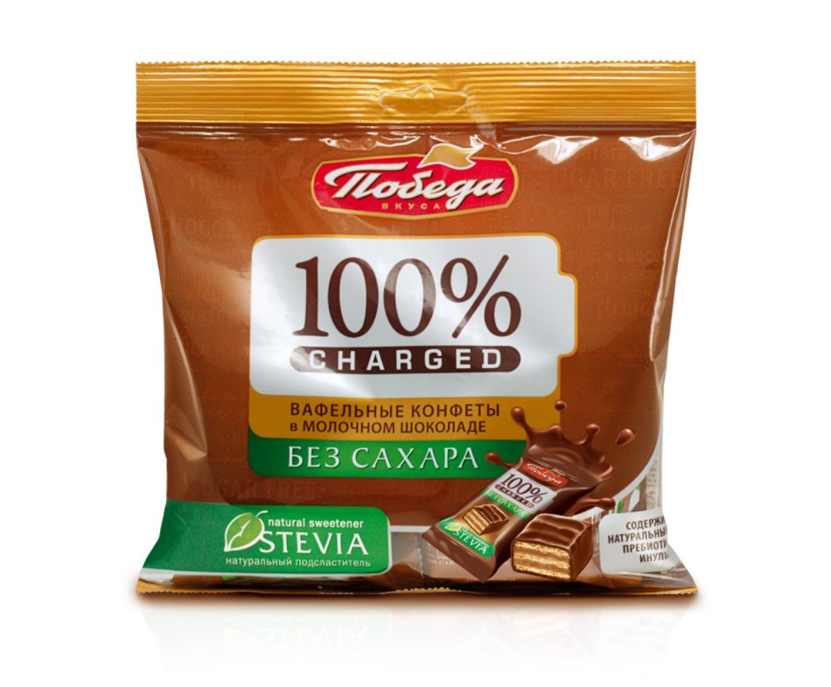 Конфеты чаржед без сахара 150г победа