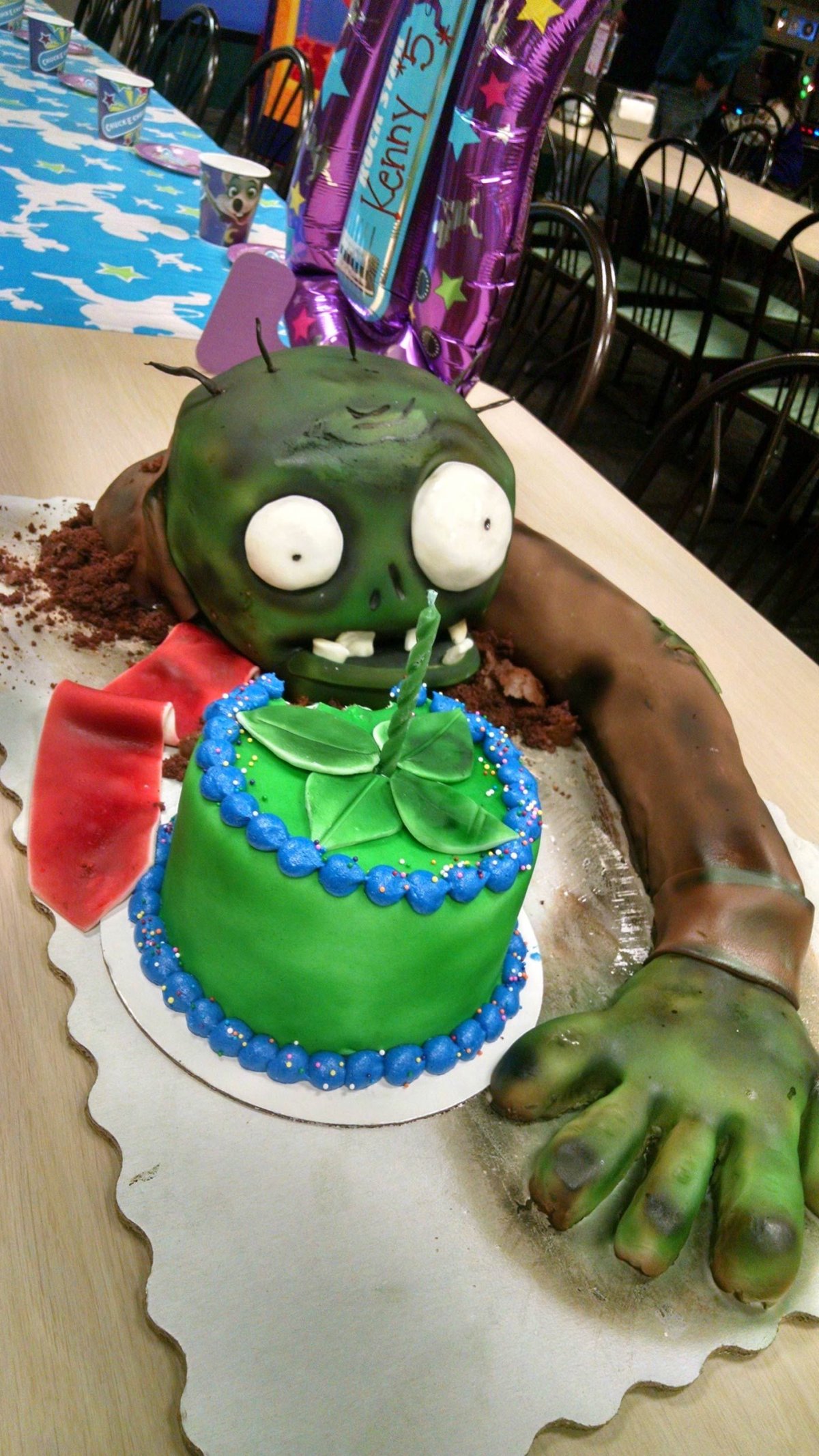 Торт Plants vs Zombies
