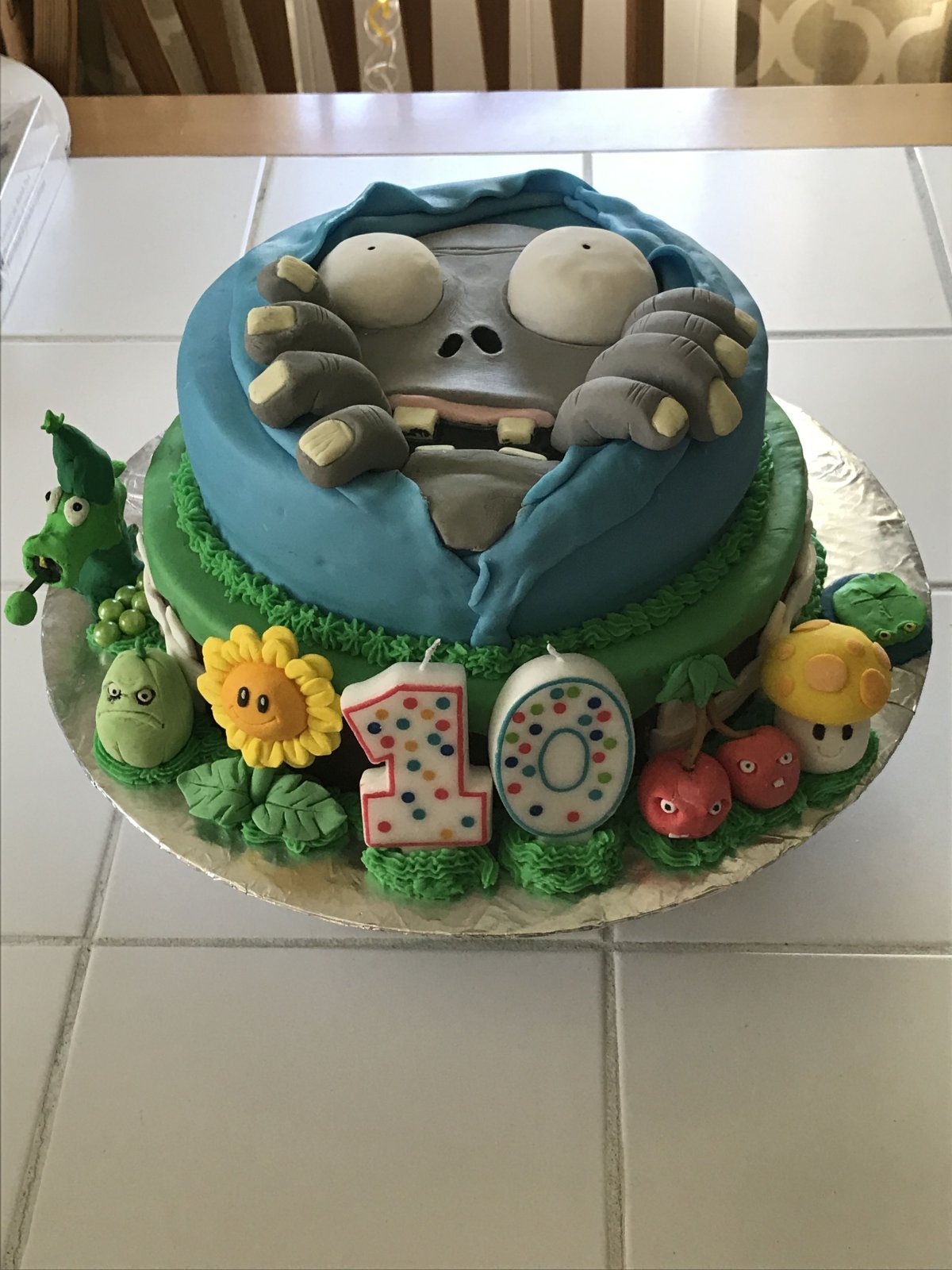 Торт Plants vs Zombies