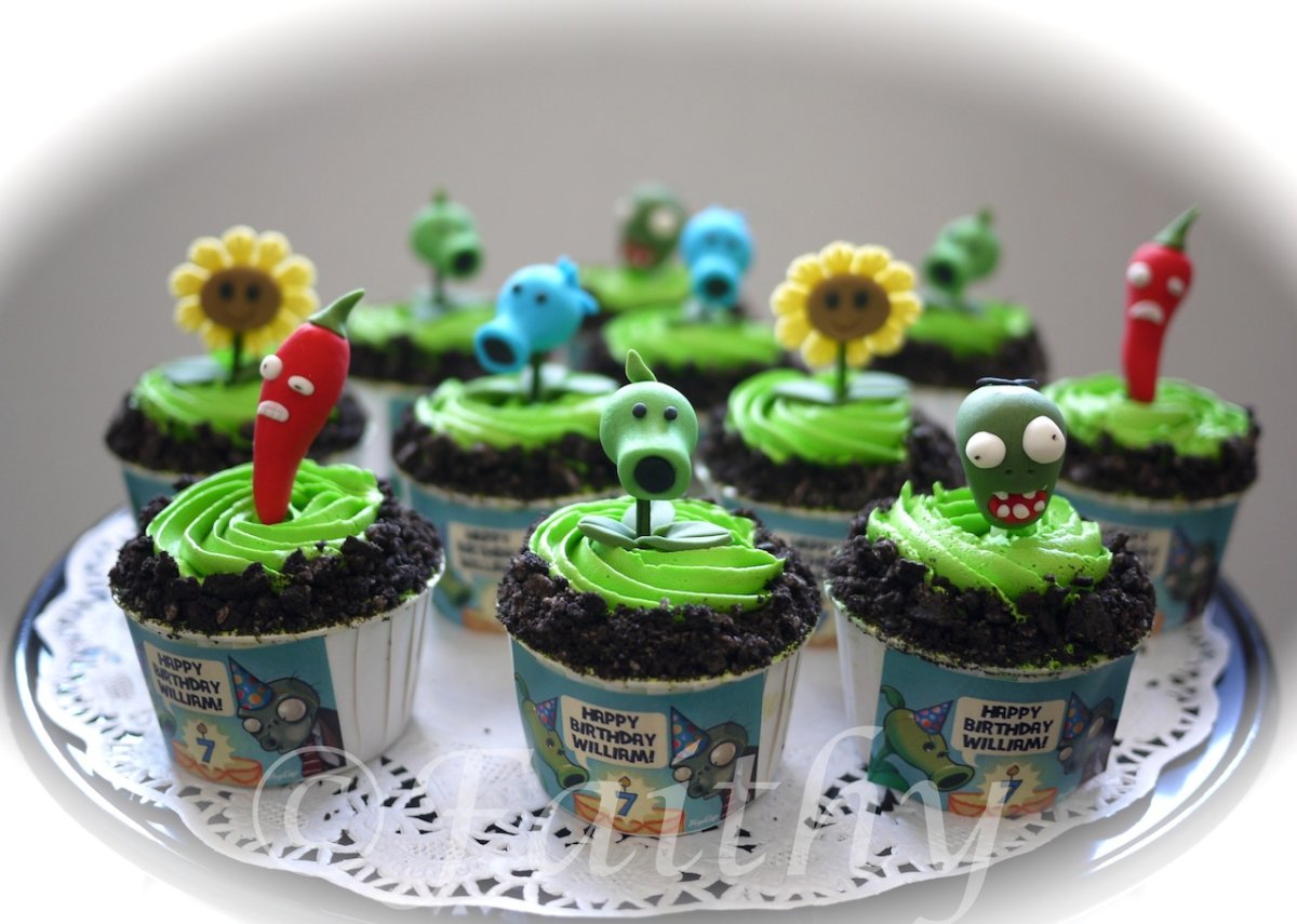 Торт Plants vs Zombies 2