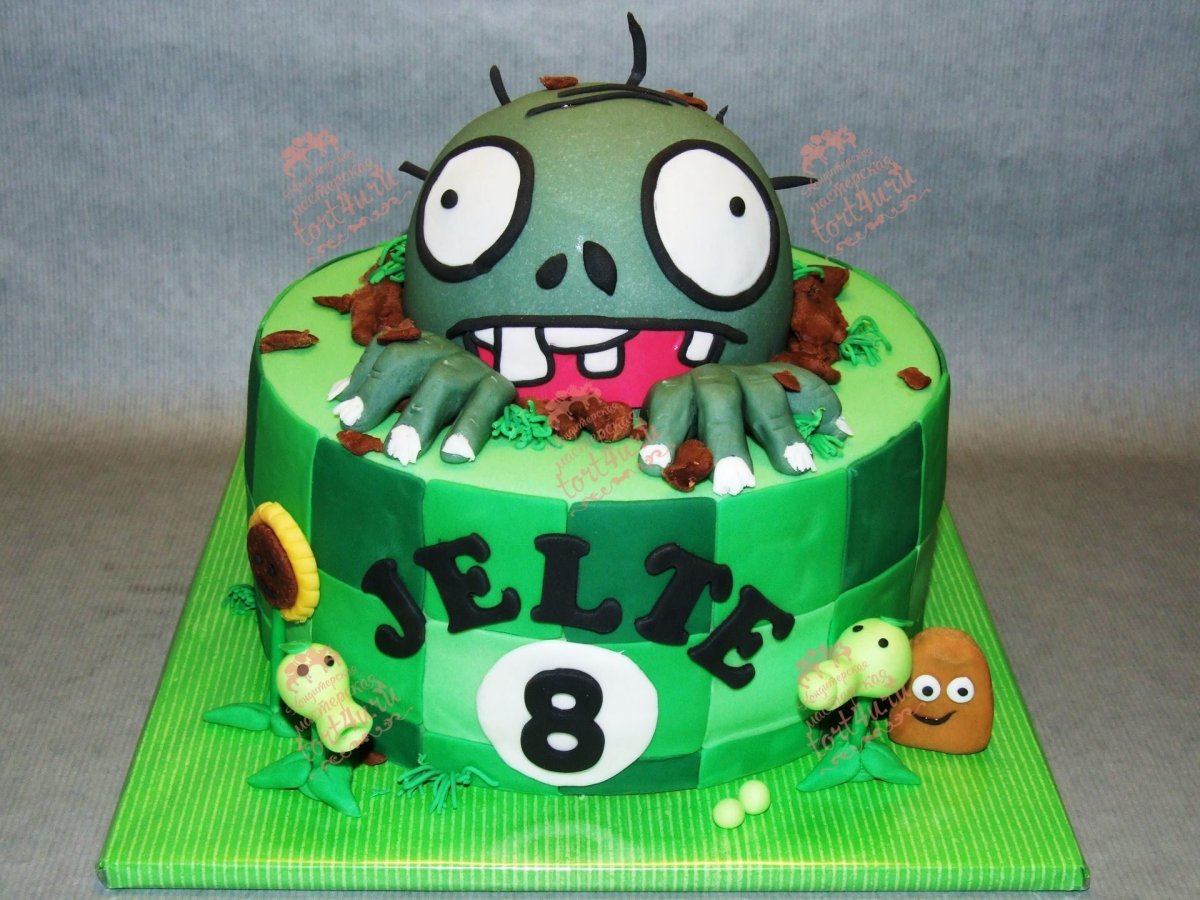 Торт Plants vs Zombies