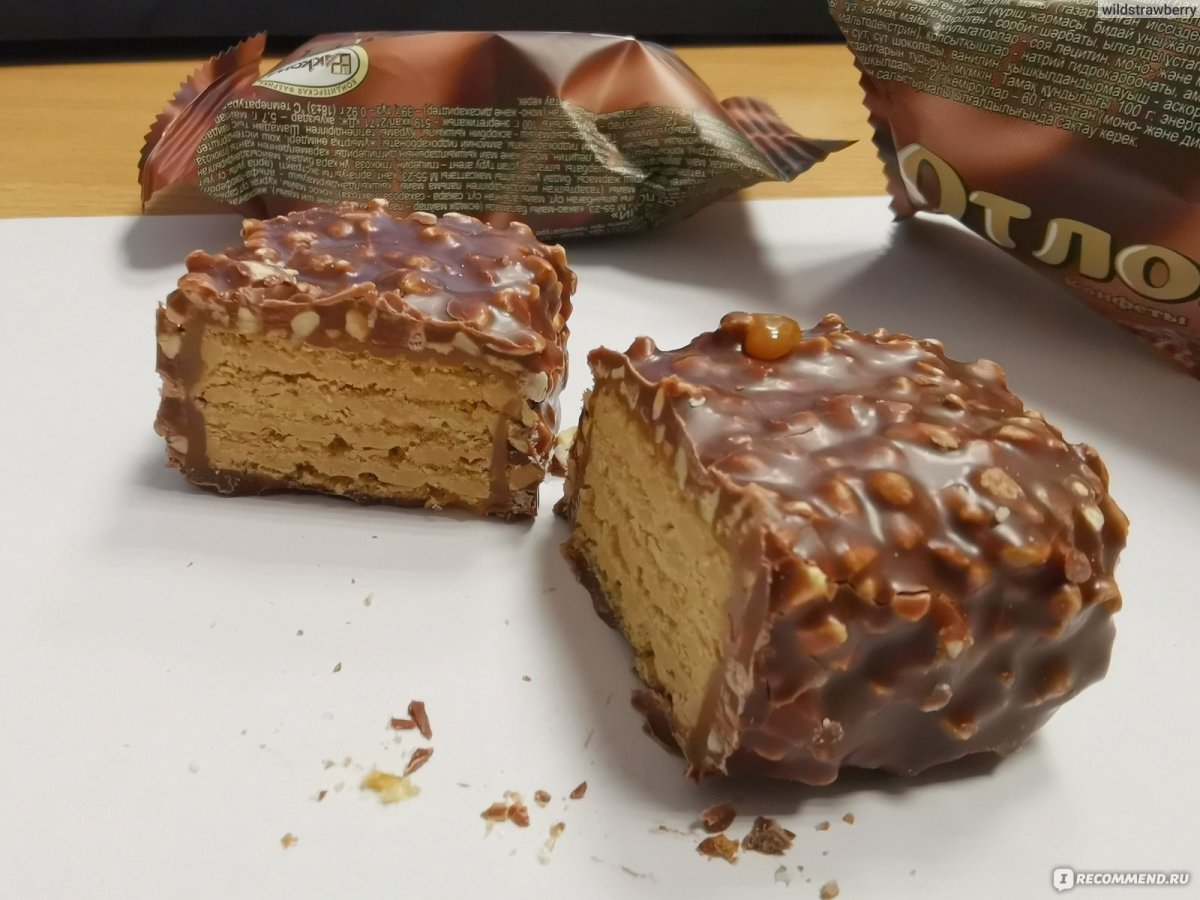 Акконд конфеты Отломи вафельн Карам