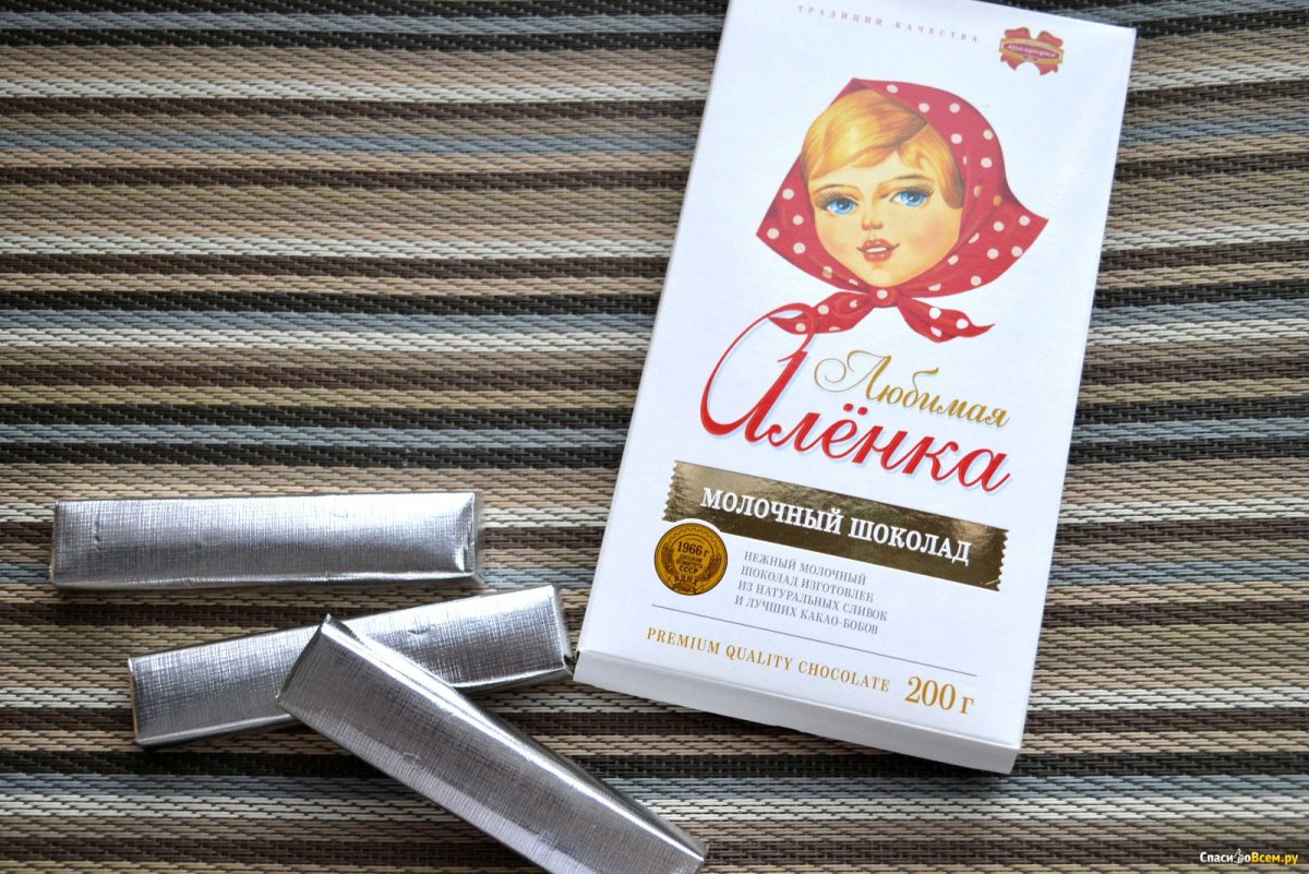 Шоколад Коммунарка "любимая Аленка" молочный