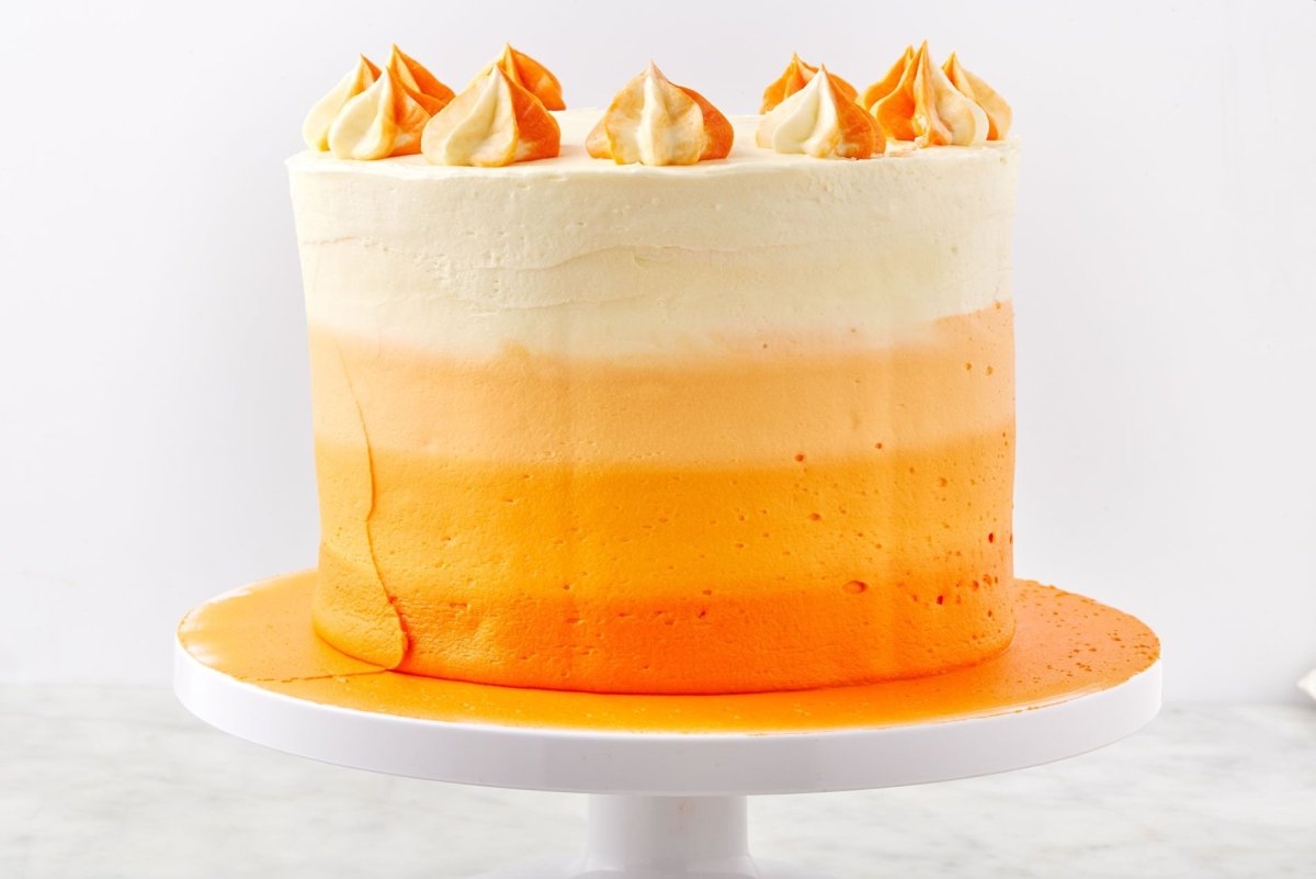 Cake жёлтый оранжевый