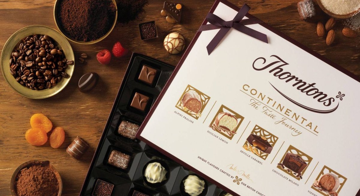 Шоколад Thorntons темный с кофе и орехами