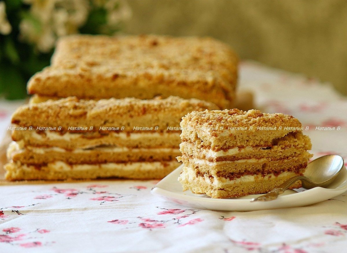 Монастырская кухня торт медовик