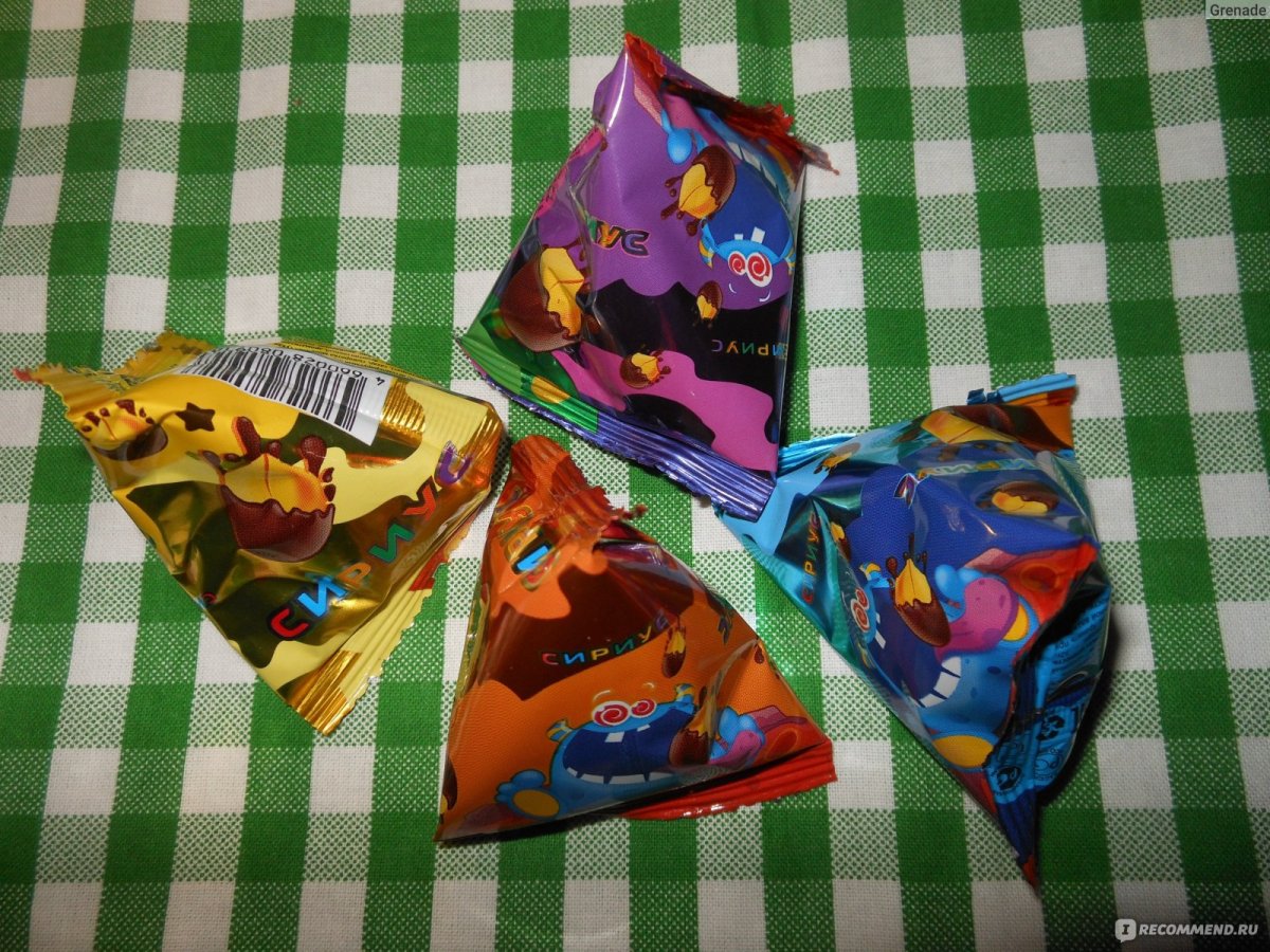 Пирамидка сириус конфеты