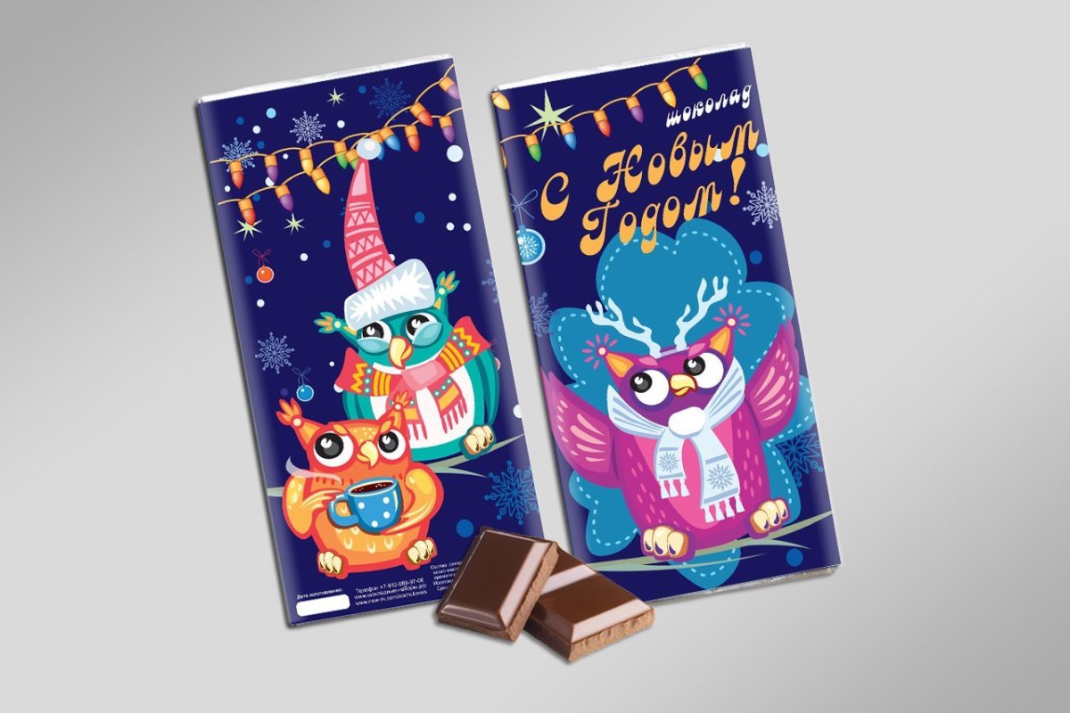 Новогодний набор шоколадных конфет