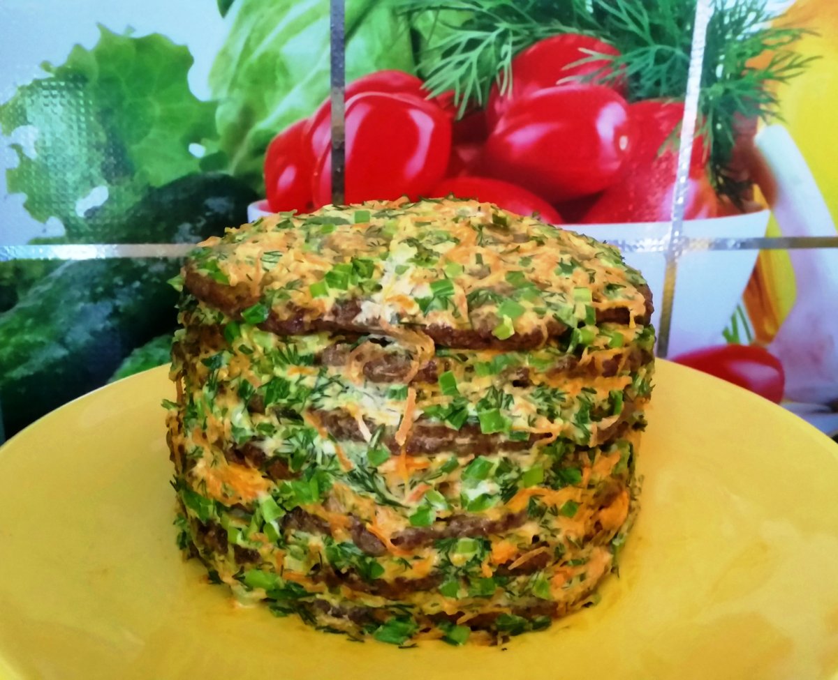 Печеночный торт порционный