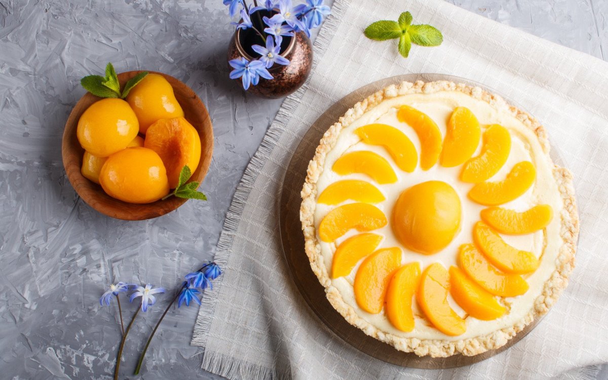 Tangerine and Chocolate pie