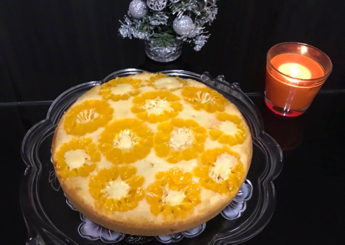 Пирог с мандаринами