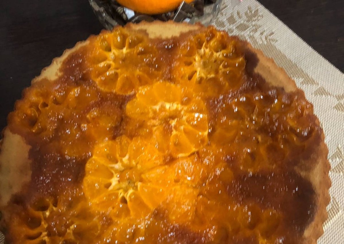 Пирог с мандаринами