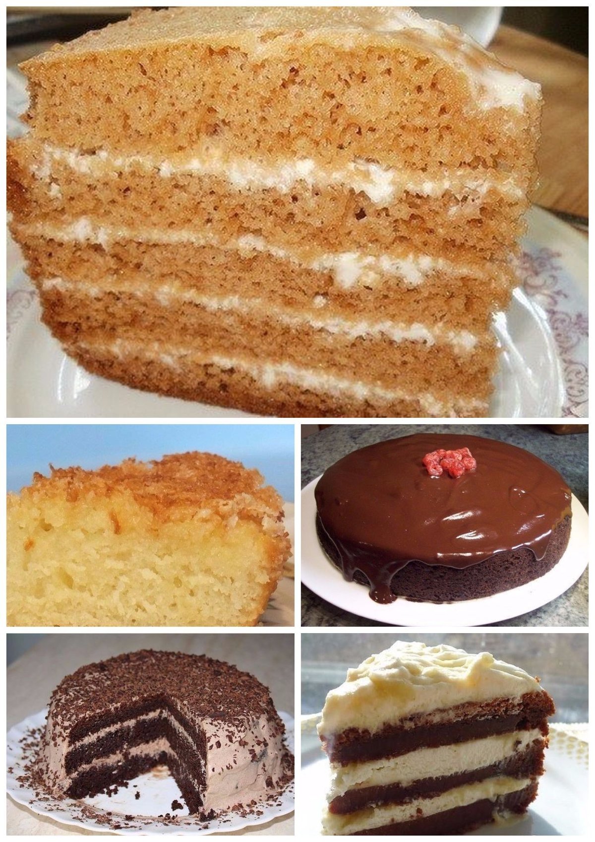 Самый вкусный бисквитный торт - 81 фото
