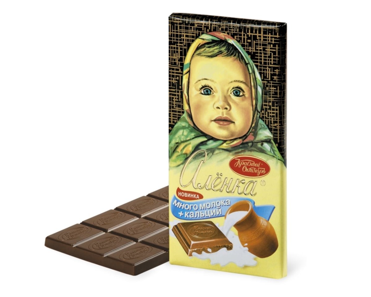 Шоколад алёнка молочный, 100 г