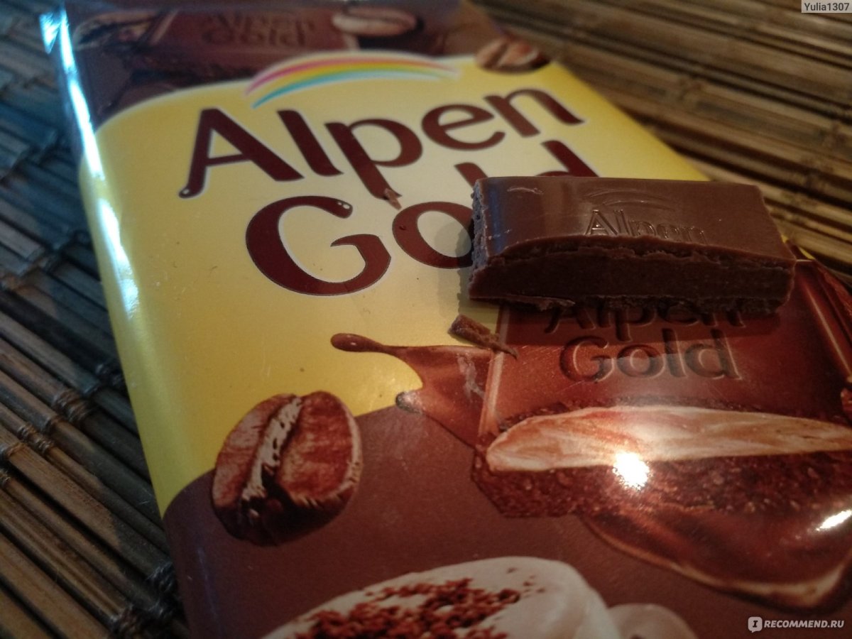 Шоколадка Альпен Гольд