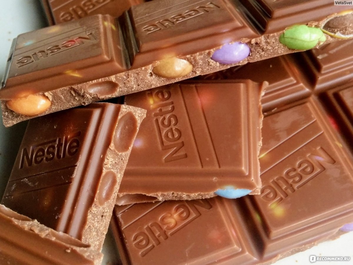 Молочный шоколад Nestle Smarties
