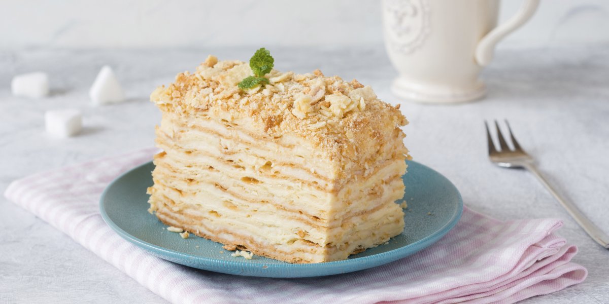 Блинный торт с кремом чиз