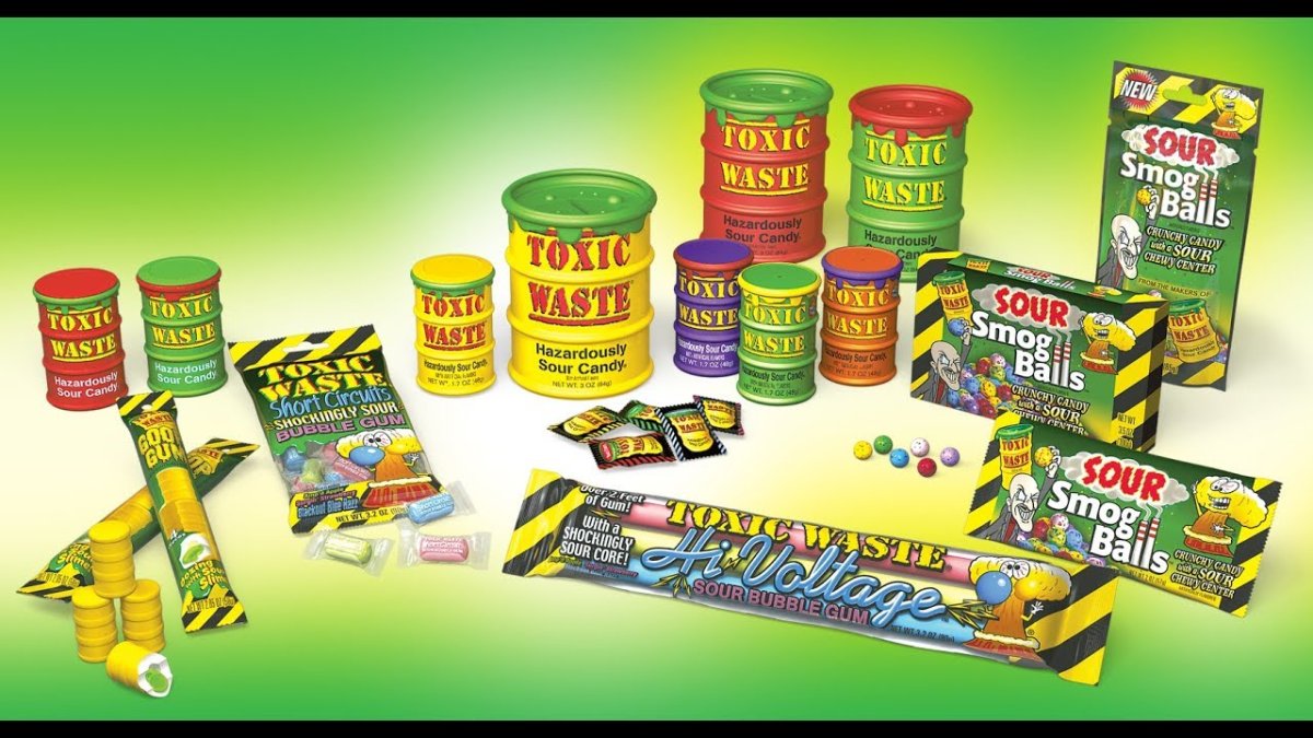 Кислые конфеты токсик