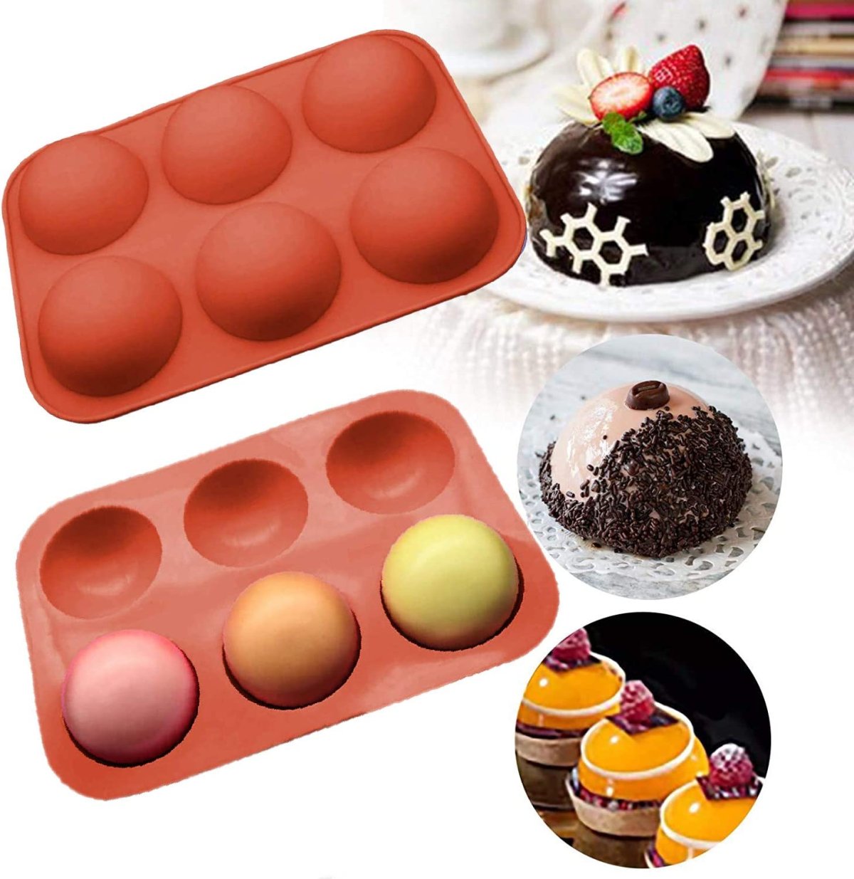Форма для шоколада (поликарбонат) gocce, Bake Ware, 16 ячеек