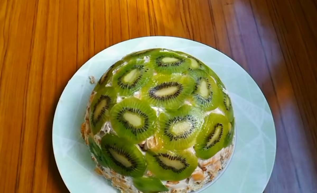 Сметанный торт из крекера