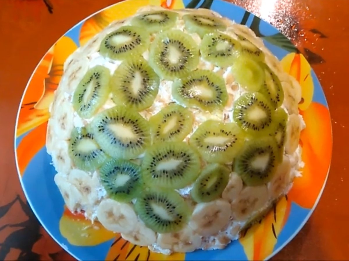 Рецепт торта из крекера нежный