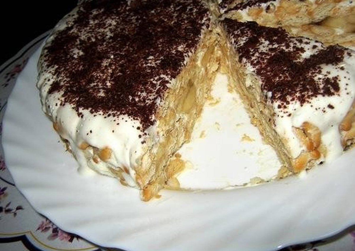 Торт из печенья рыбки
