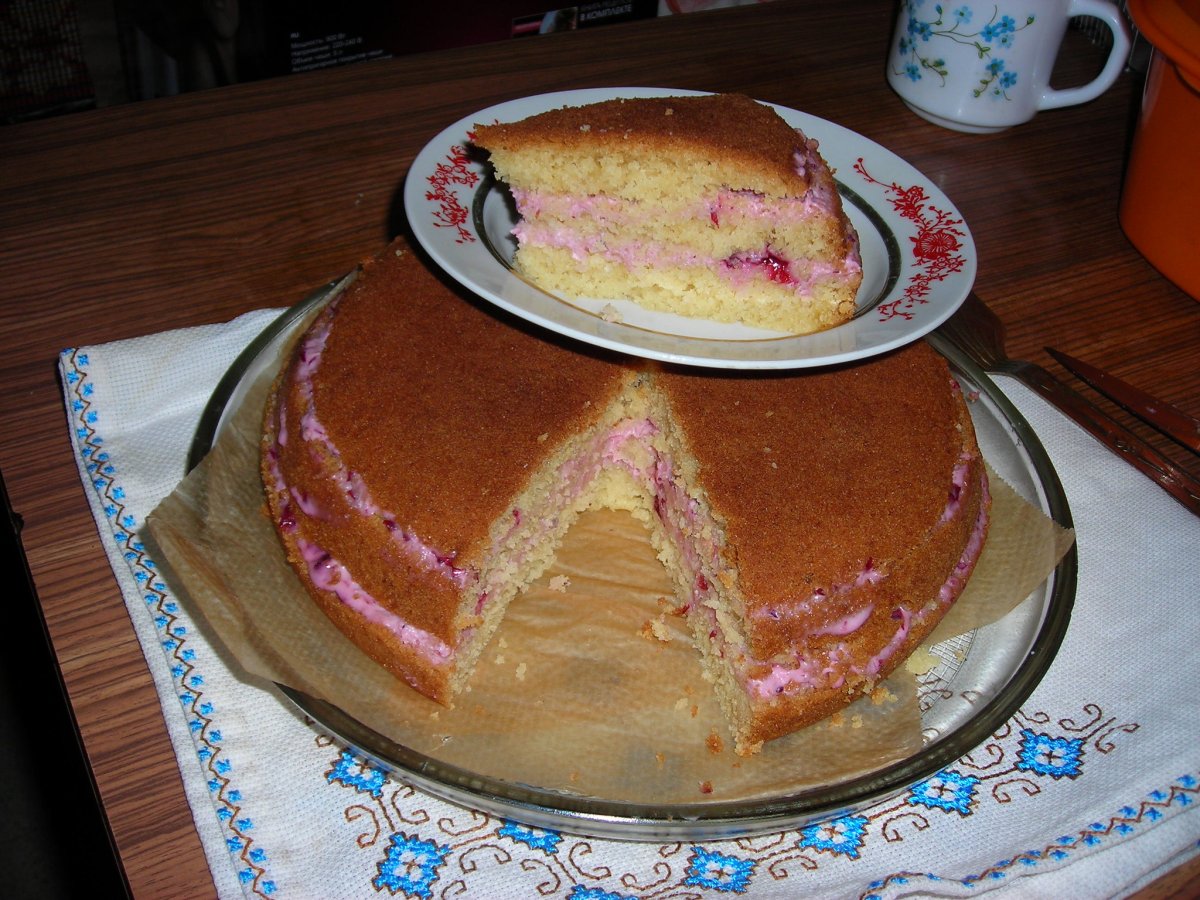 Пирог из прокисшего молока